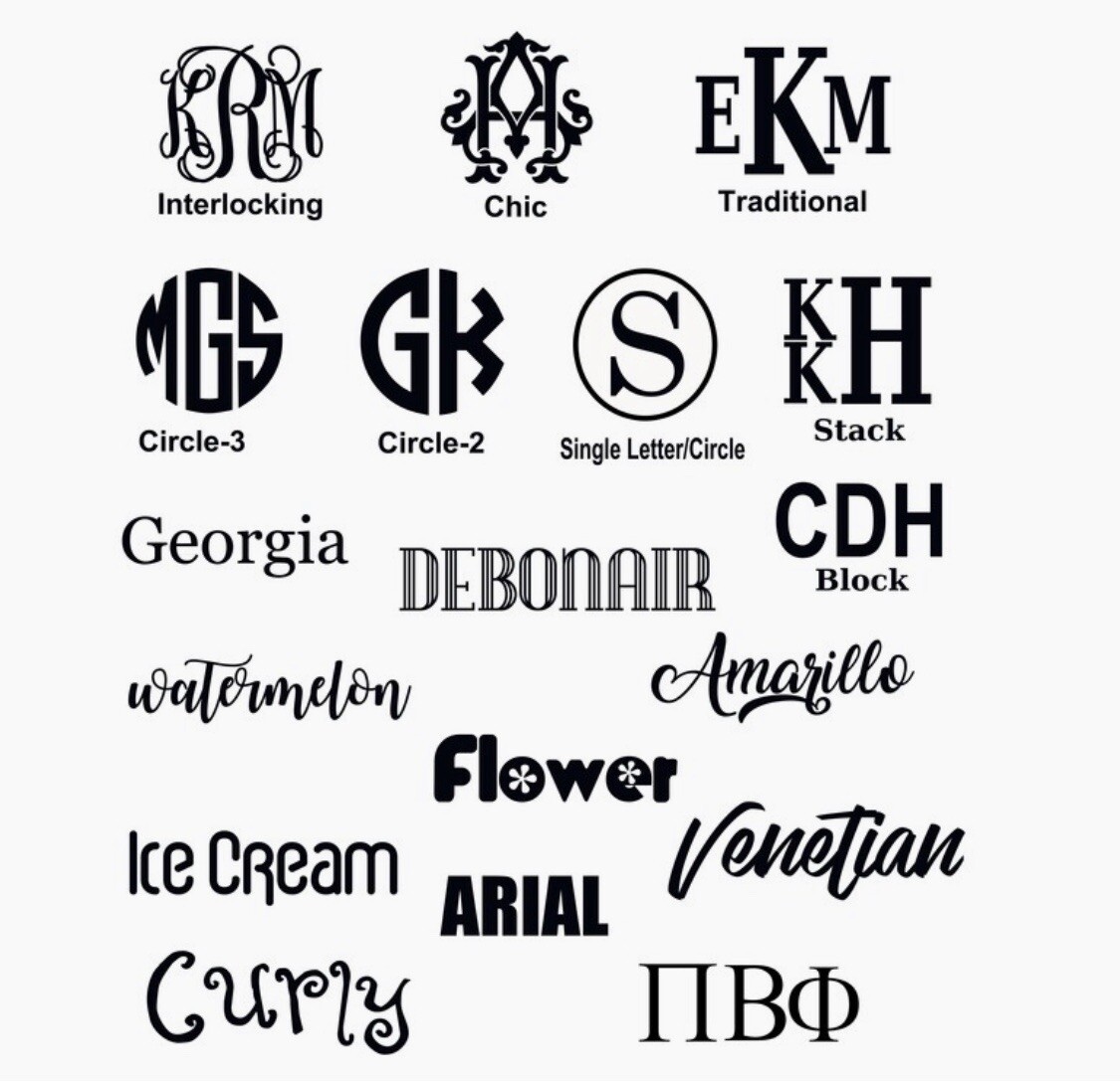 FACE SHIELD MASK • PERSONALIZED WITH MONOGRAM DECAL • CUSTOM & MADE TO ORDER