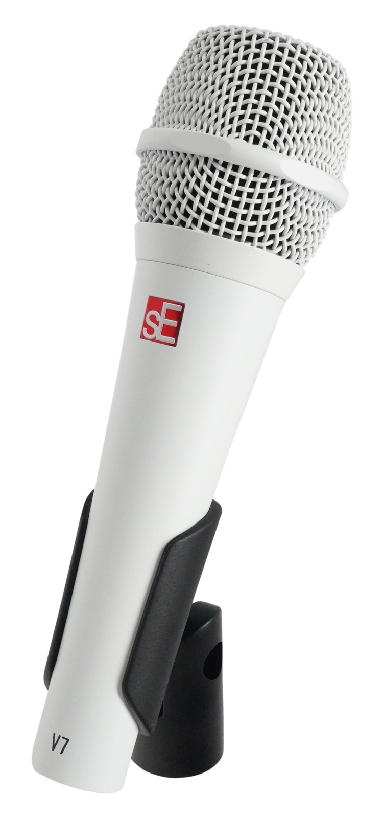 Se Electronics V7 White Handheld Dynamic Microphone Mic+External Windscreen