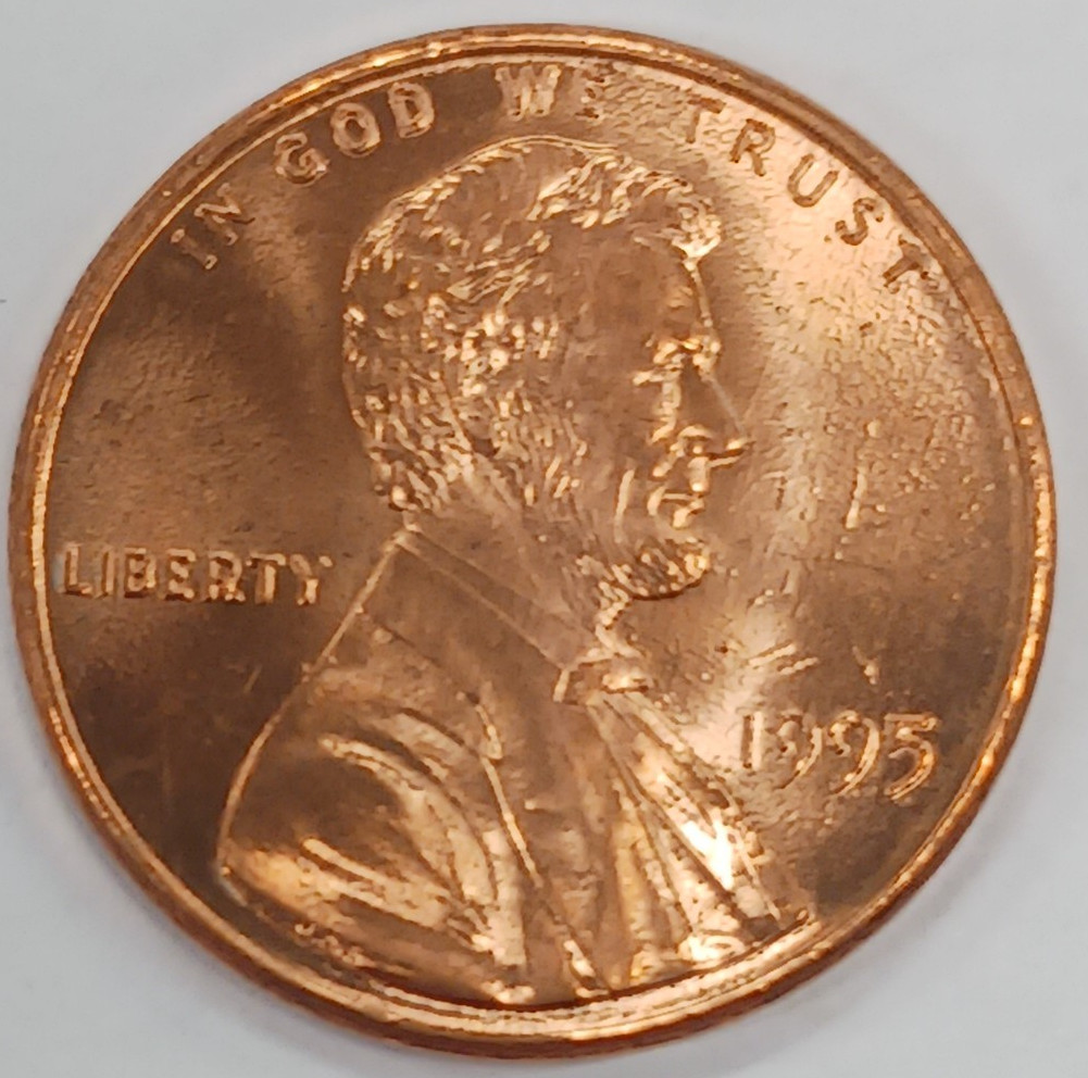 1995 Lincoln Cent BU Red Uncirculated