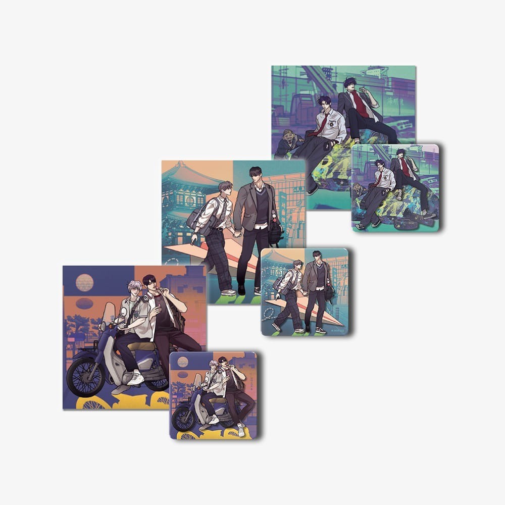 Webtoon MD [ Pearl Boy 조개소년 ] Travel Magnet Package 여행 마그넷 패키지 (JMEE589)