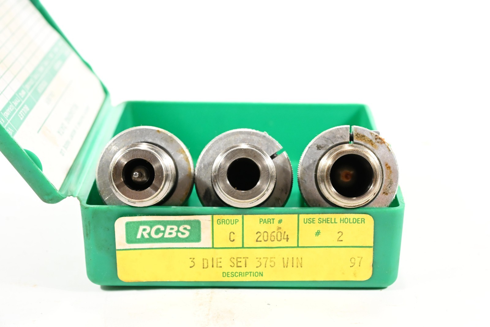 RCBS 375 Winchester Reloading Steel Die Set 20604
