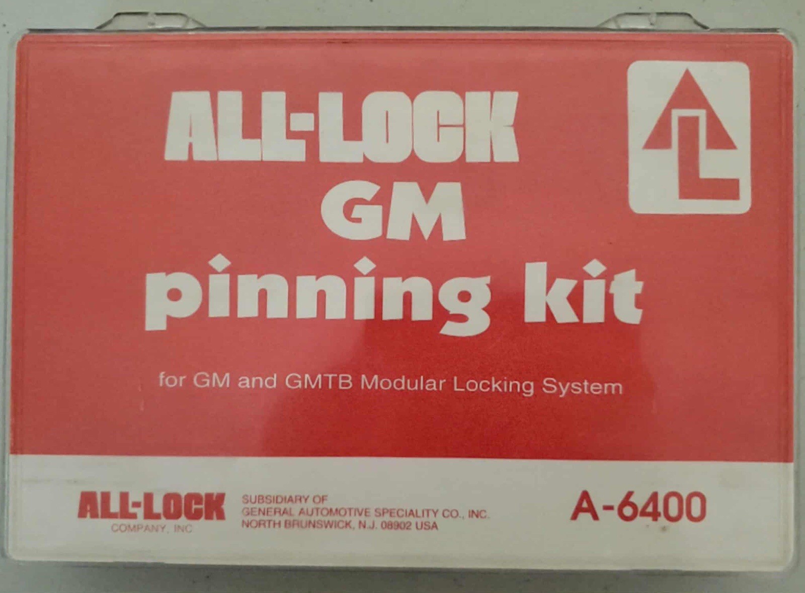 ALL LOCK A-6400 GM & GMTB MODULAR LOCKING SYSTEM KEYING KIT LIGHTLY USED