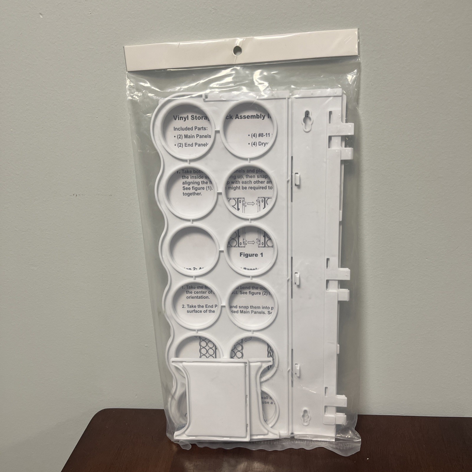 ArtBin Vinyl Storage Rack Stores 12 Vinyl Rolls White [6864AS] - NEW SEALED