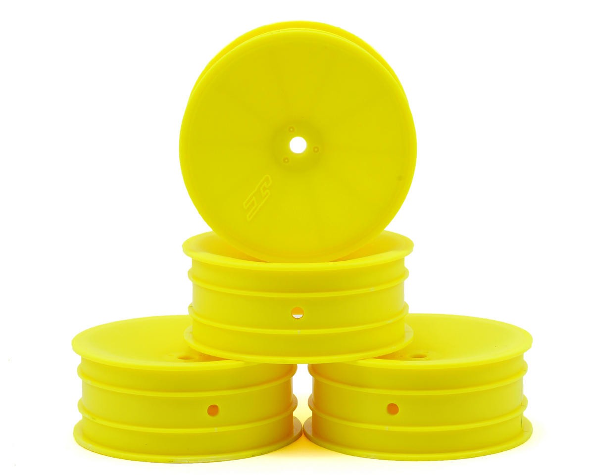 JConcepts Mono 2.2 Front Wheels (Yellow) (4) (B7/B6/B5/RB6) [JCO3347Y]