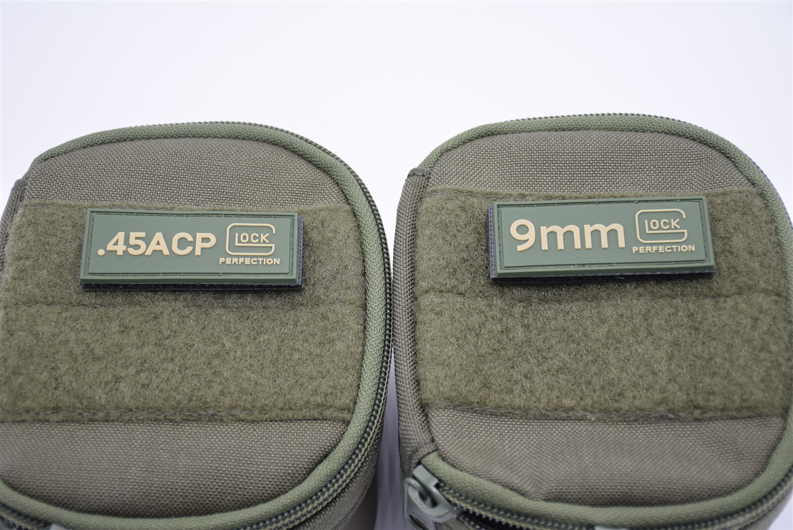GLOCK PERFECTION GLOCK .22 LR LOGO PATCH HOOK/LOOP BACKING OD GREEN G44 .22 RARE