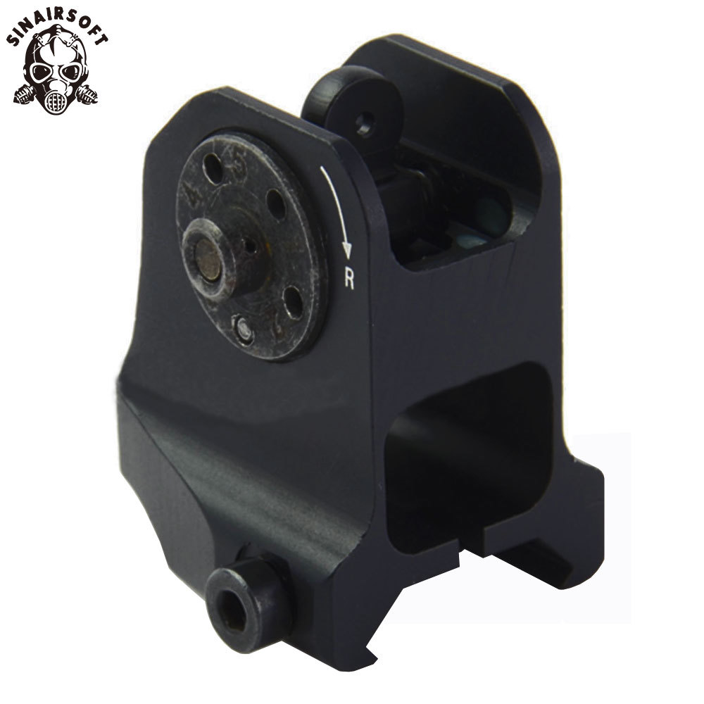 Tactical Rail Mount Fixed Front &Rear Iron Sight Picatinny Rail Sight Airsoft US