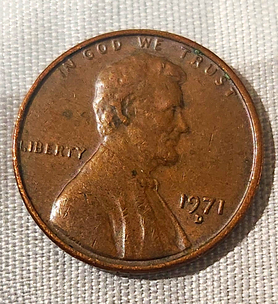 Lincoln Memorial 1971-D Small Cent Denver Business Strike BN Copper