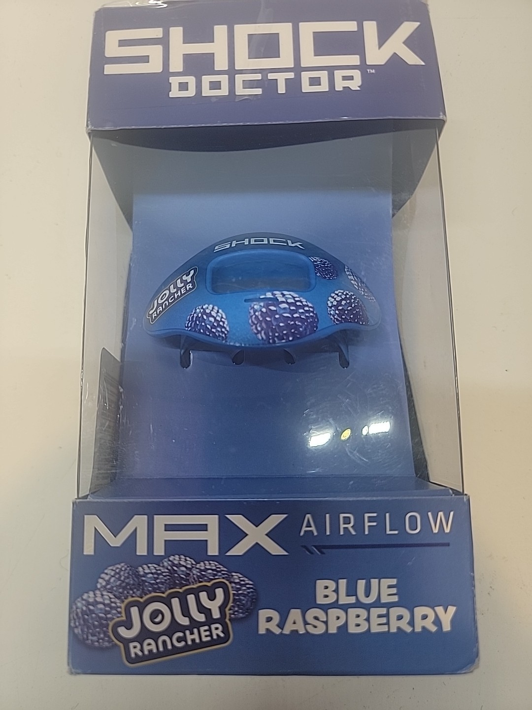 Shock Doctor Max Airflow Football Lip Guard Shield Mouthguard One Size Fits Most