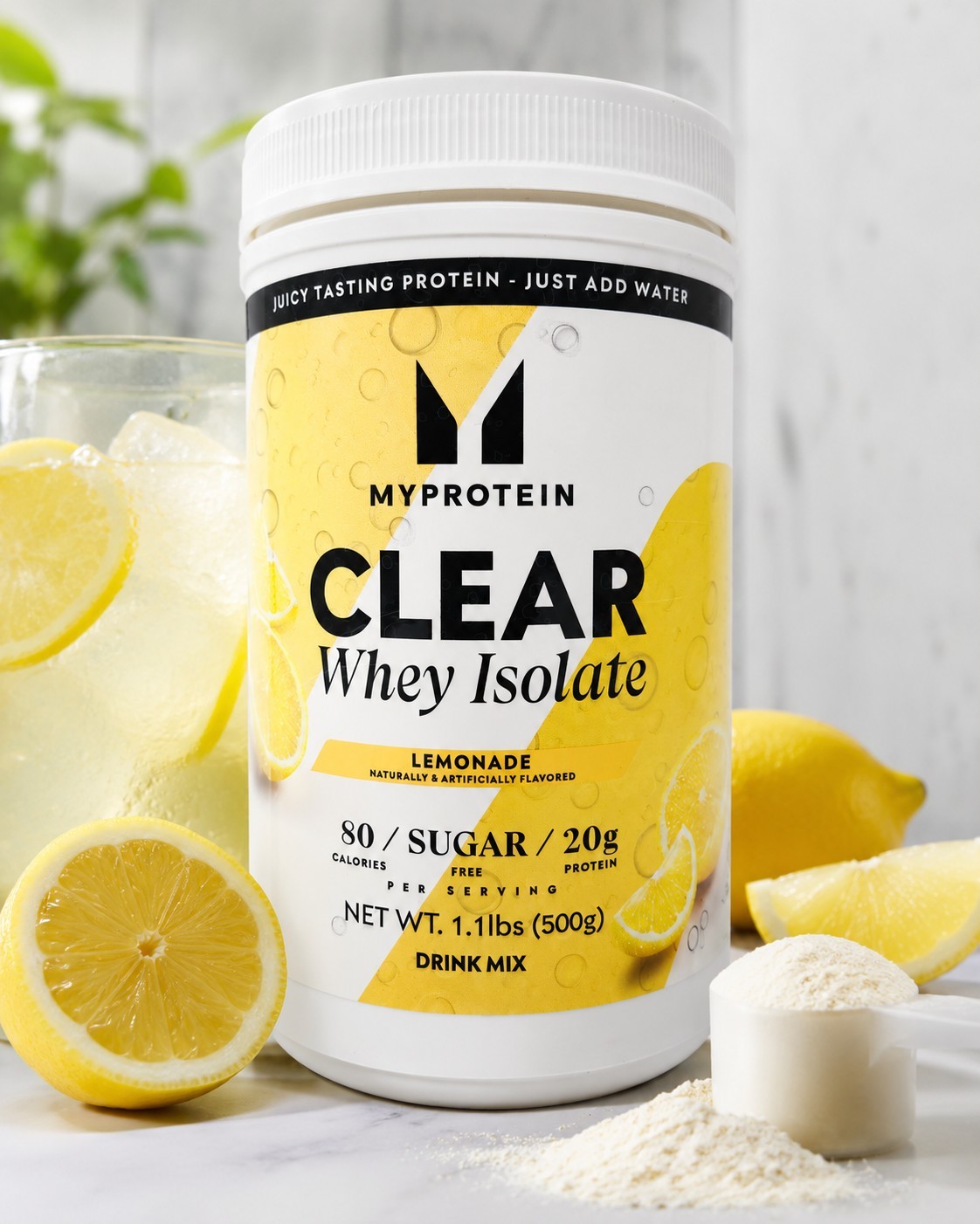 MyProtein Clear Whey Isolate Lemonade 500g 20g Protein Exp 07/2027 Sealed