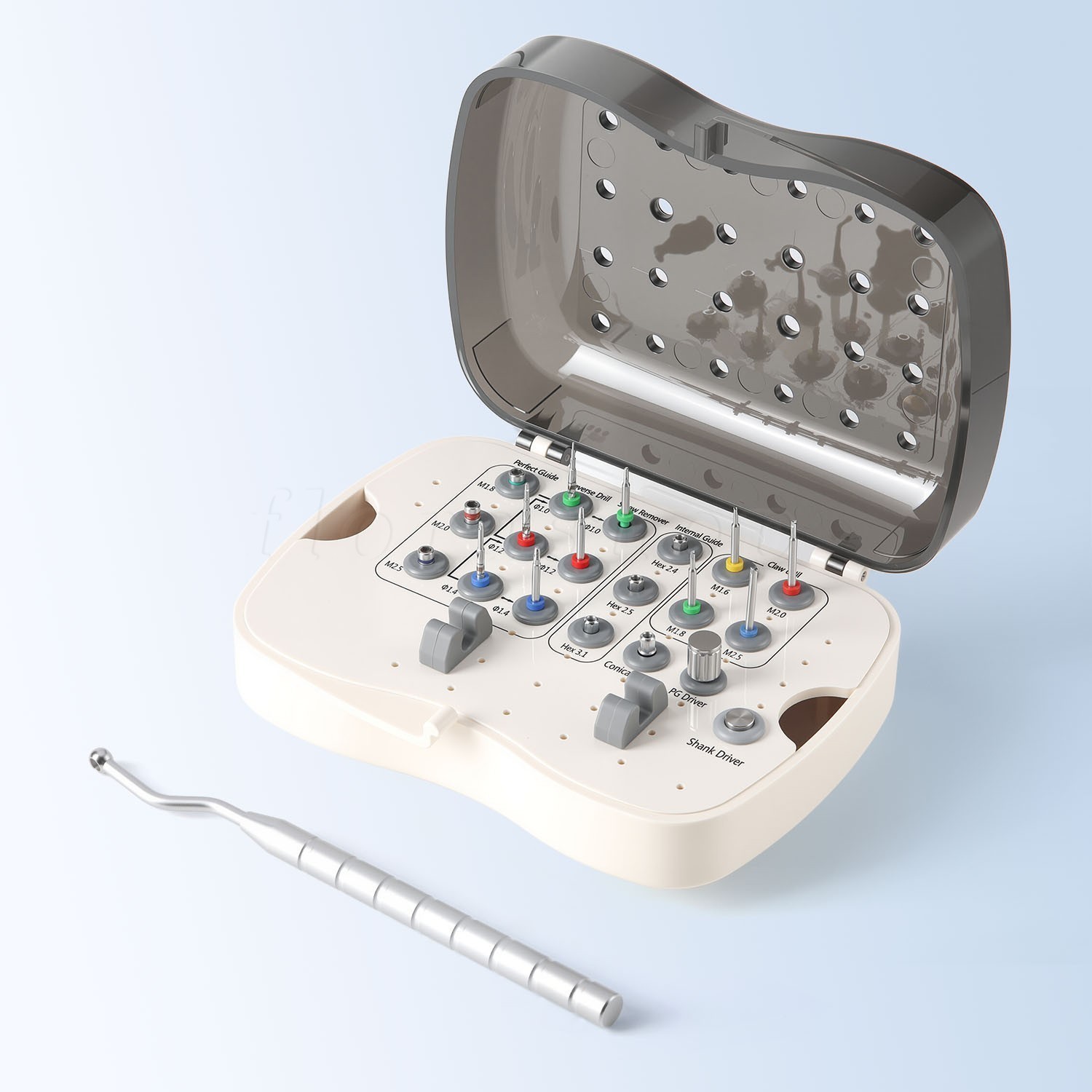 Dental Implant Fractured Screw Removal Kit SR Repair Universal Instrument Tool