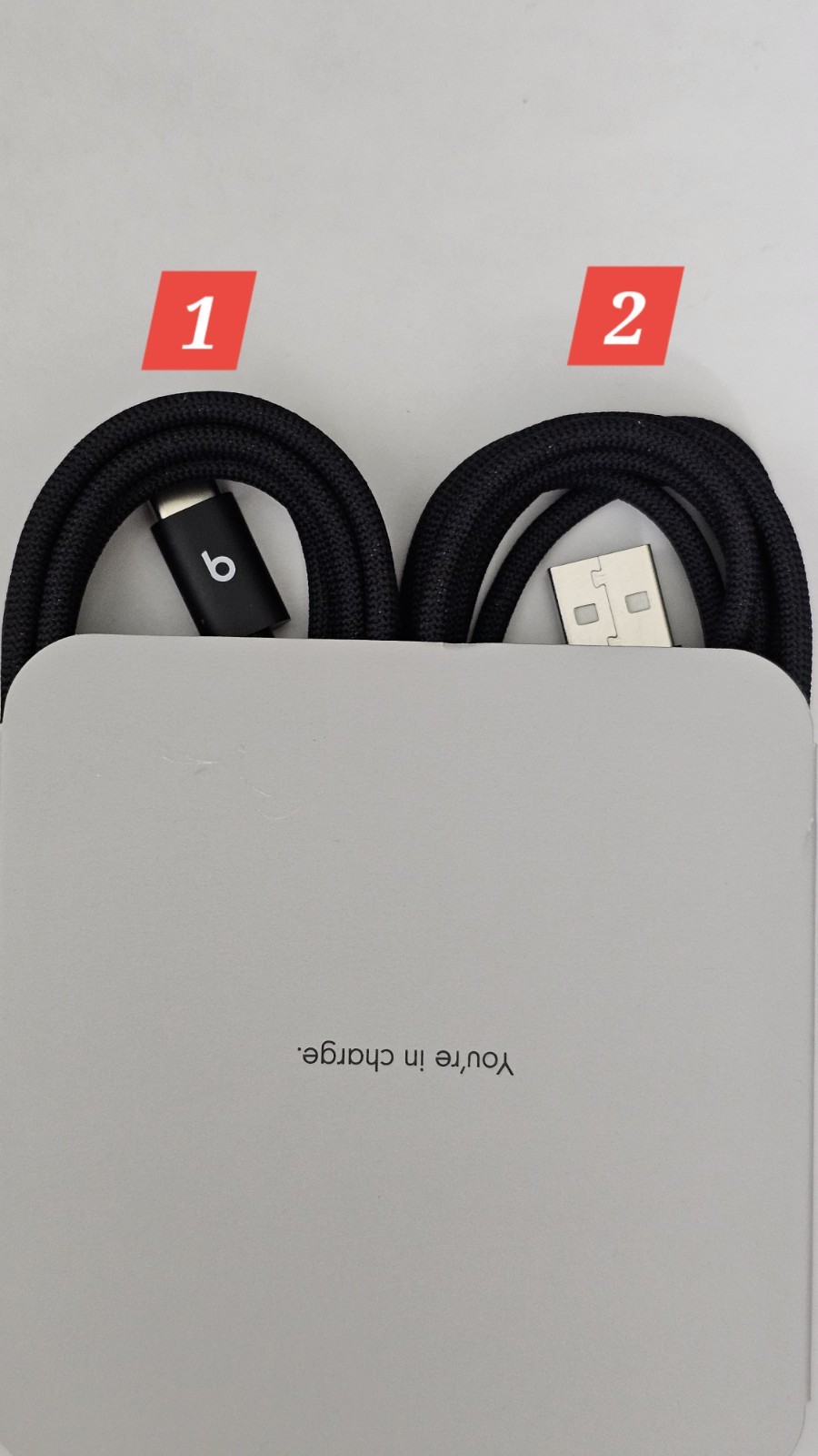 Beats 5' USB-A to USB-C Woven Cable 2 Pack - Bolt Black