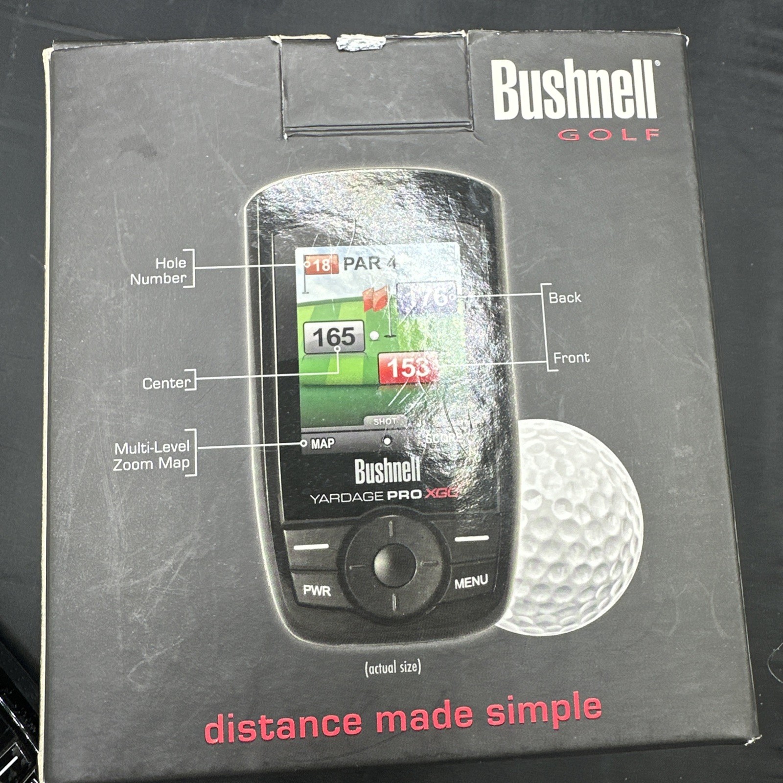 Bushnell Yardage Pro XGC+ GPS Golf Rangefinder