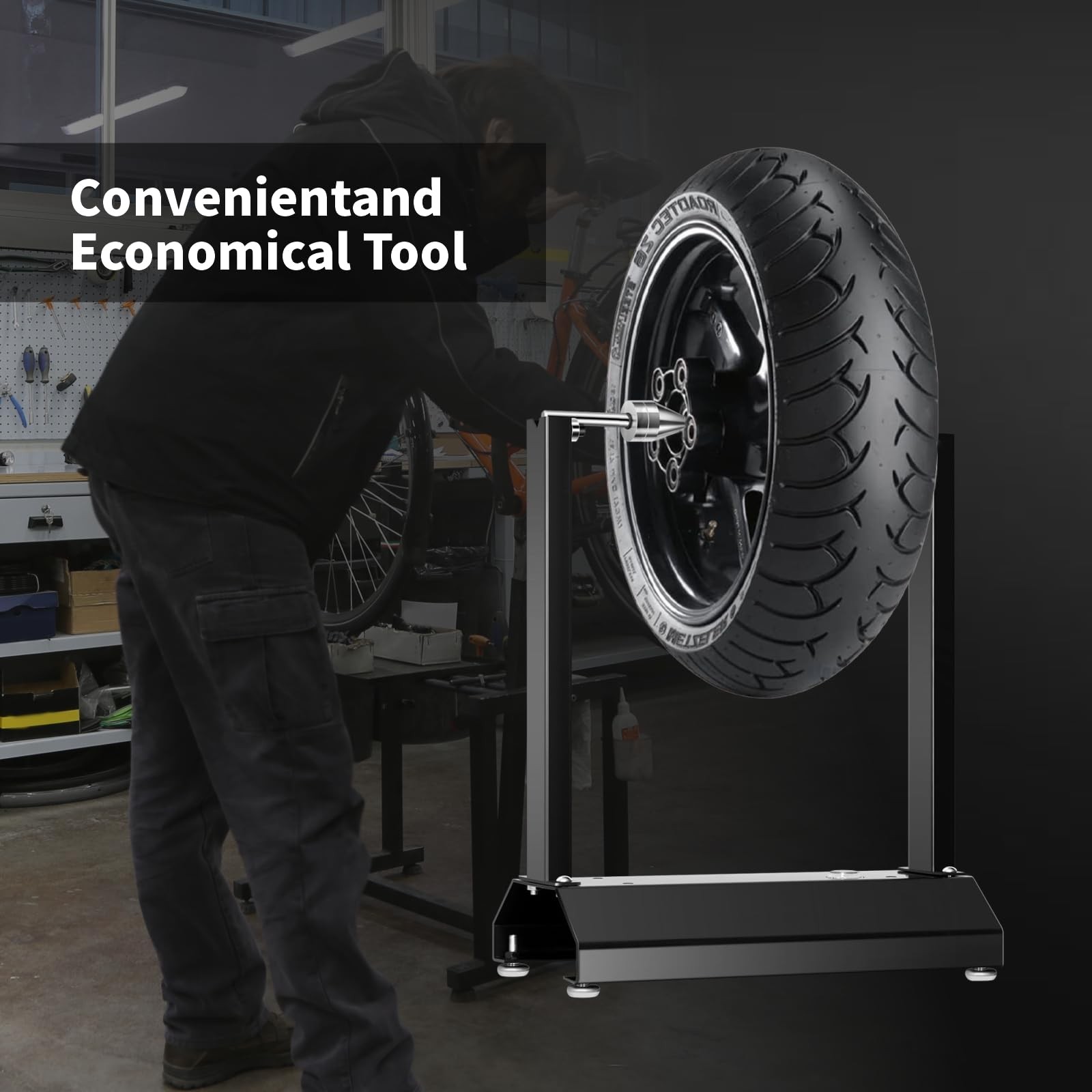 1 PCS Motorcycle Wheel Balancer Tire Stand Static Dynamic Alignment OffRoad