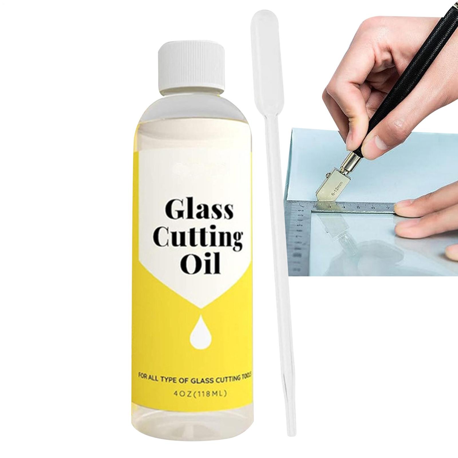 Glass Cutting Fluid 120ML Professional Glass Cutting Oil Cutting Tool Lubricant