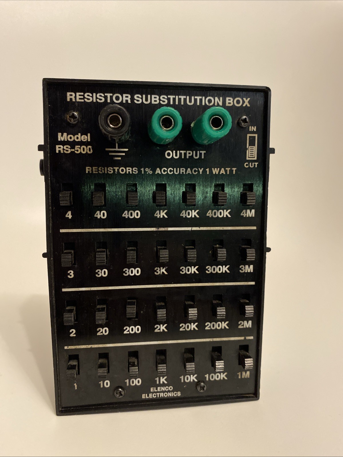 Elenco Rs-500 Restor Substitution Box Good Used