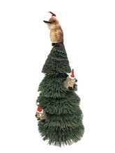 Christmas Decoration - Large Tree with 3 x Koalas & 1 x Kookaburra 30cm