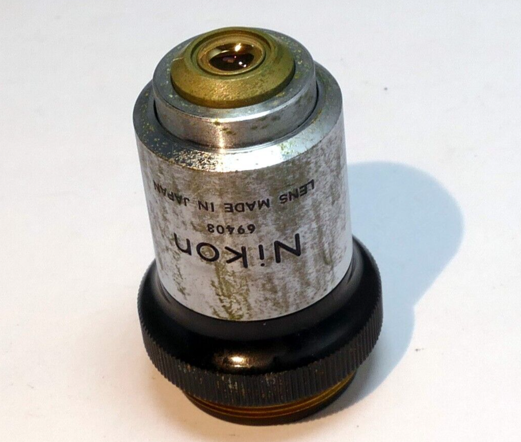 Nikon M 40 / 0.65 Microscope Objective Lens - works good Genuine