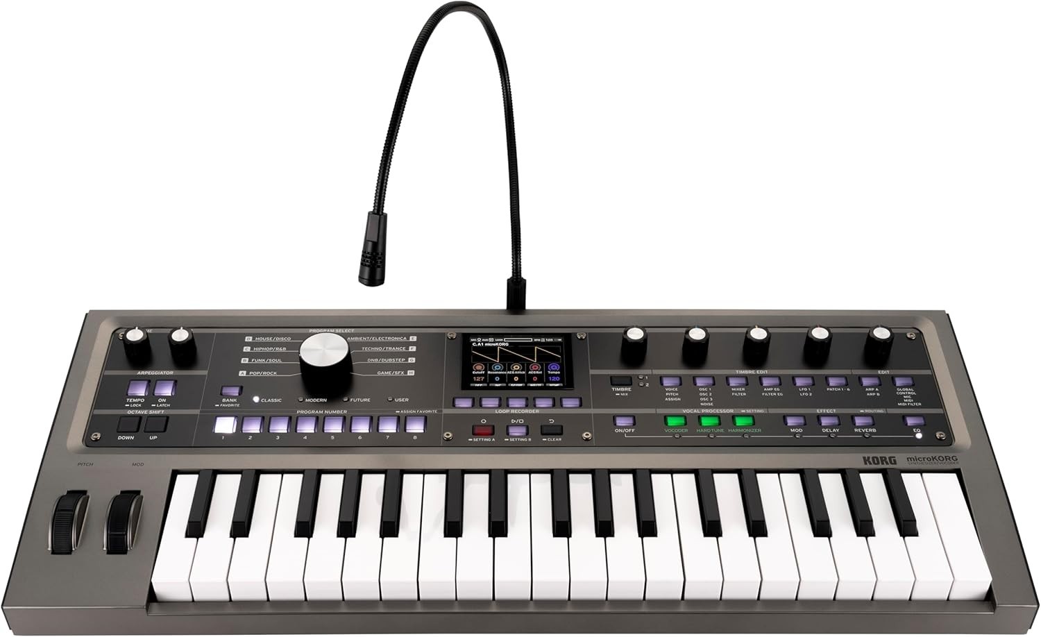 KORG microKORG 2 Analog Modeling Synthesizer  Vocoder  Compact 37 Keys MK-2