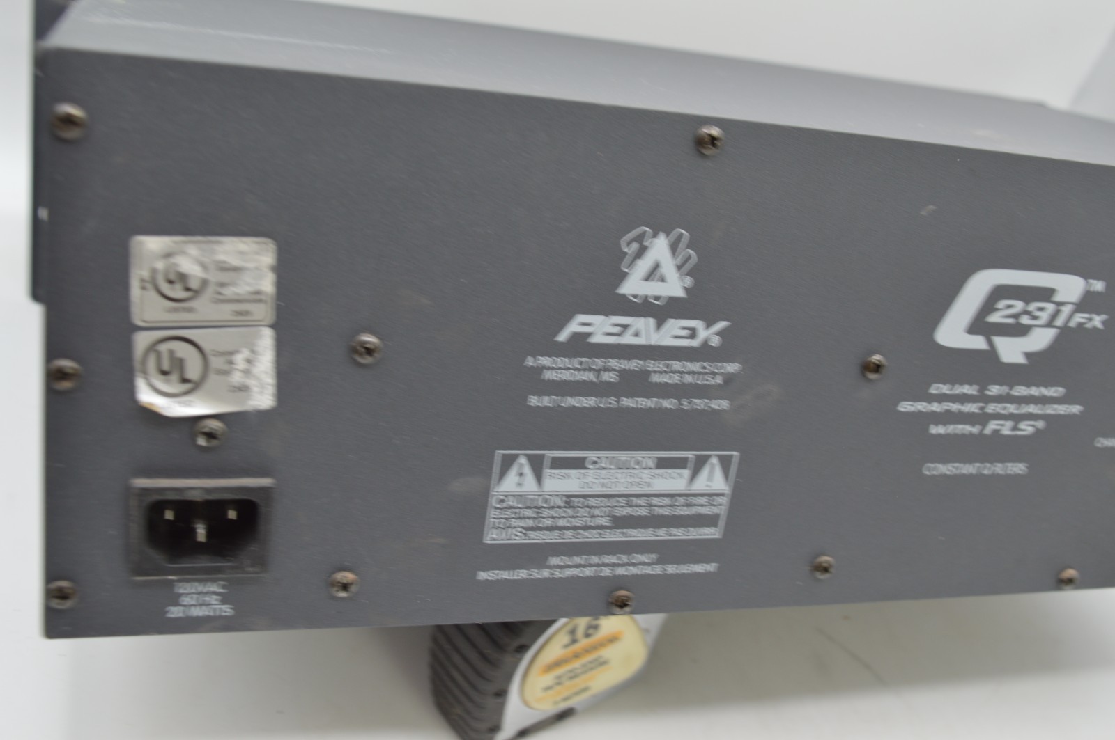 Peavey Q231FX Dual 31-Band Graphic Equalizer 7467