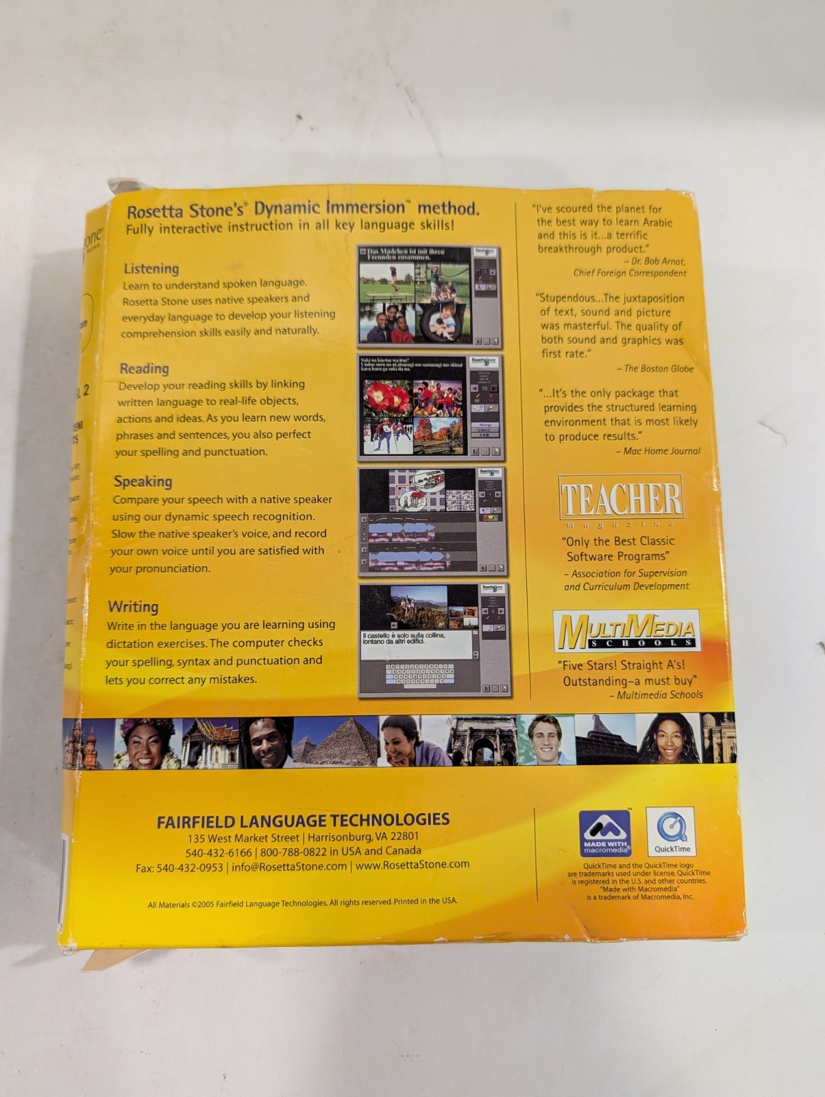 Mandarin Chinese Level 1 2 3 CD-ROM Software w Guide + Audio CDs | Rosetta Stone