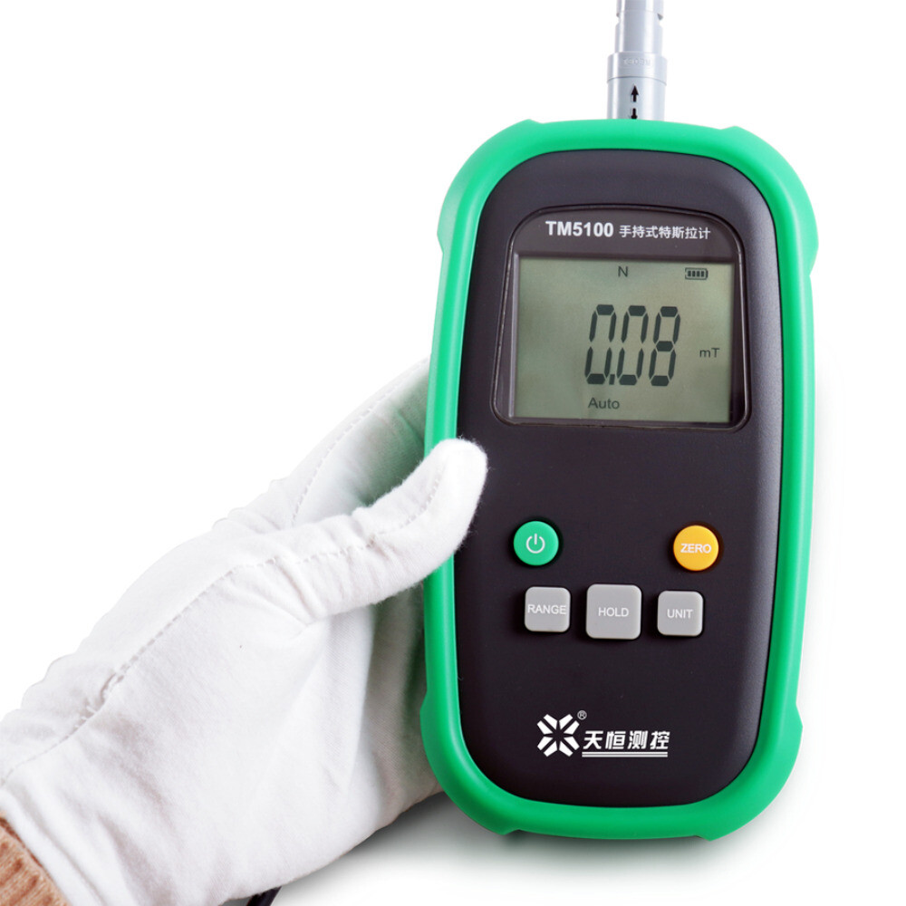 6.3" Portable Gauss Meter Magnetometer Magnetic Field Tester Radial Probe New