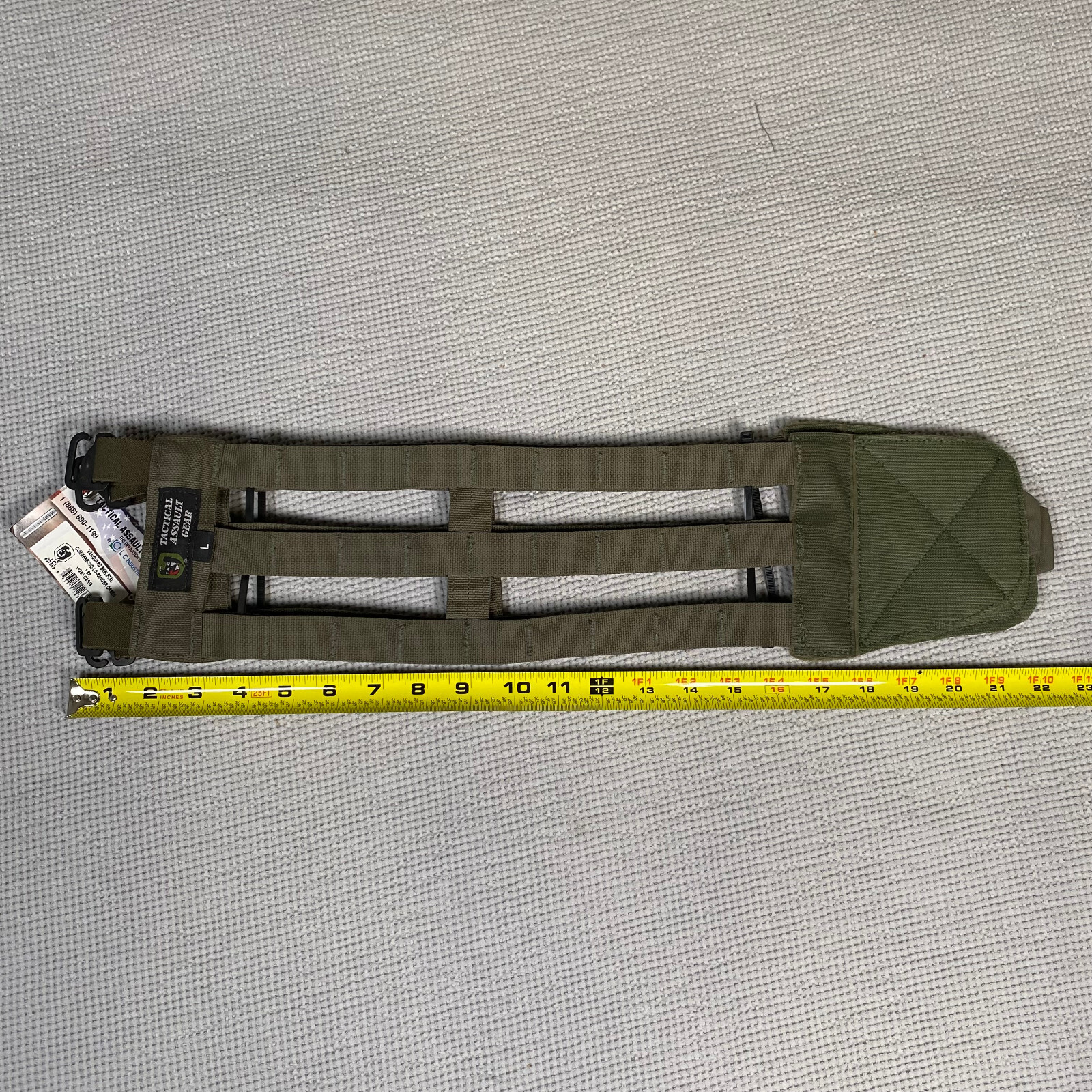 TAG Crye AVS Skeletal Cummerbund Tactical Assault Gear RANGER GREEN LARGE
