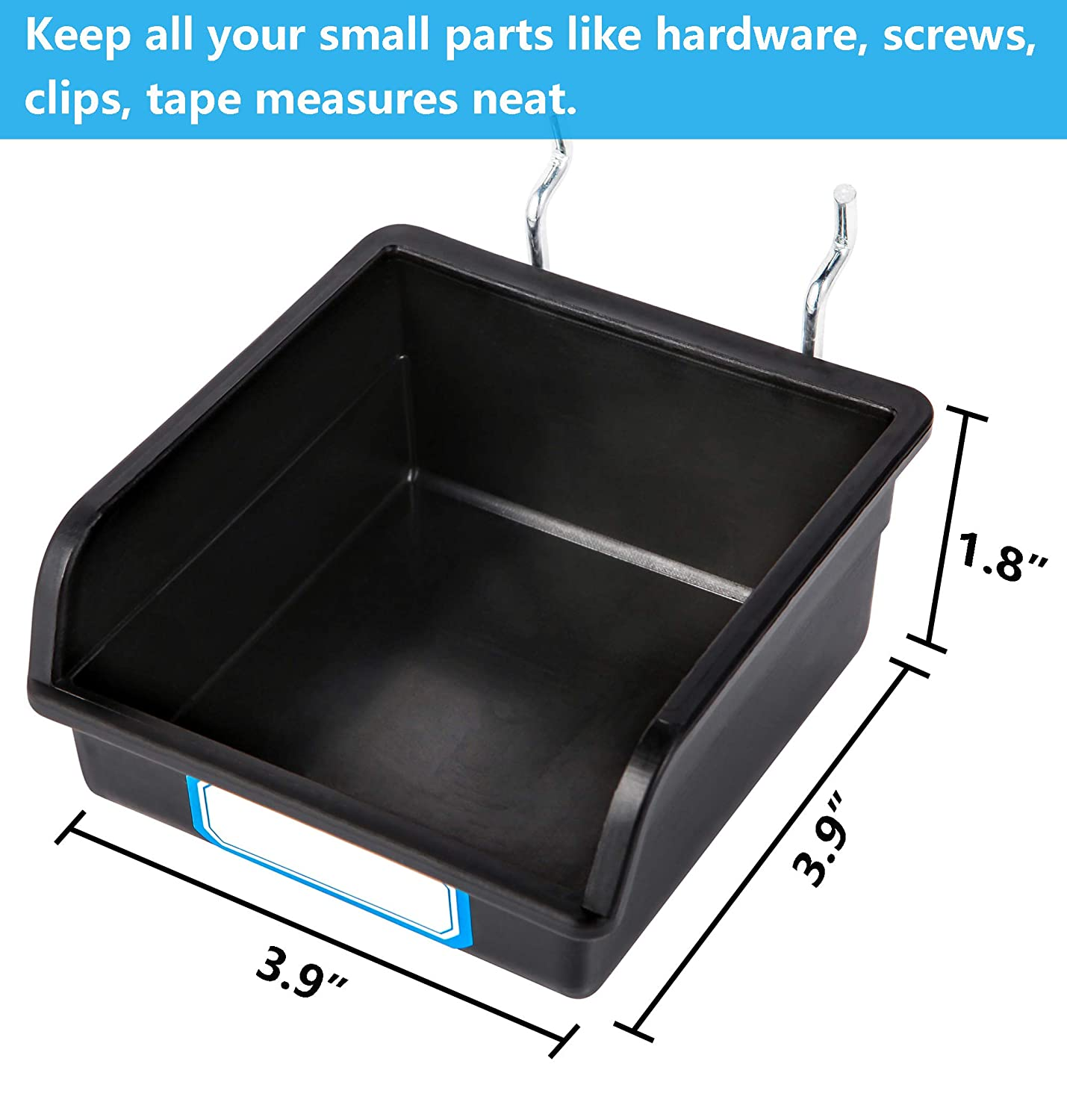 Pegboard Hooks, with Bins, Peg Locks, for Organizing Various Tools, 204 PCS, 80