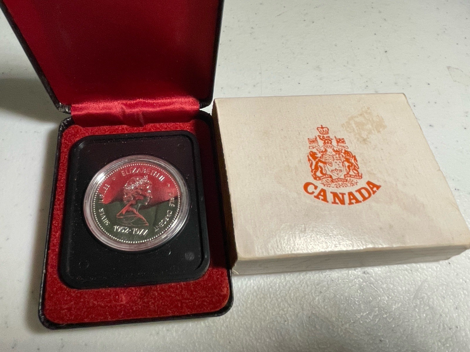 1977 Canada One Dollar Queens Jubilee Celebration w/Case