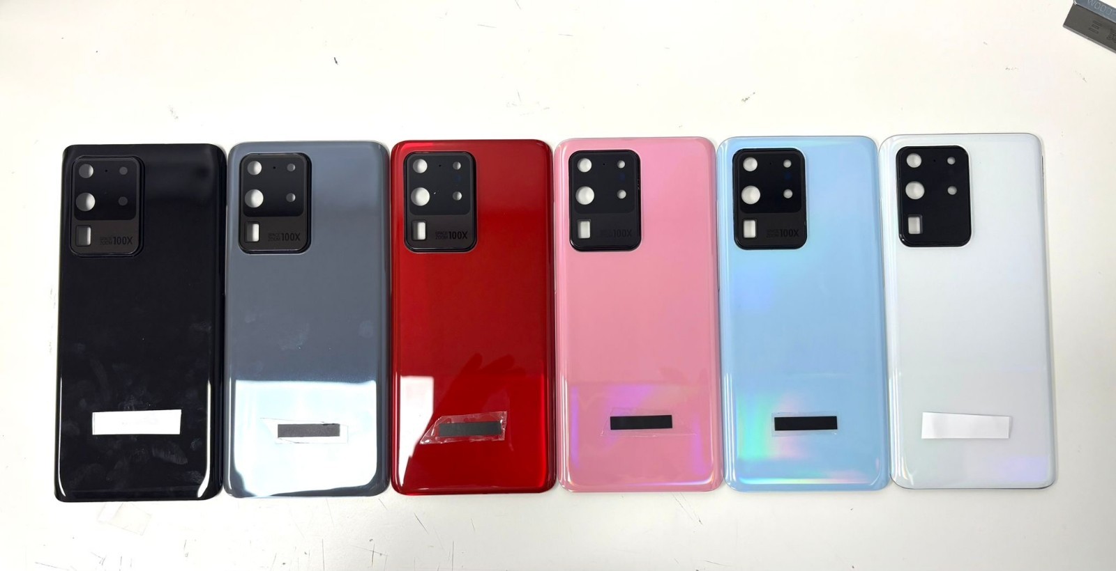 Back Glass Cover replacement for Samsung S20 Ultra with Camera Lens