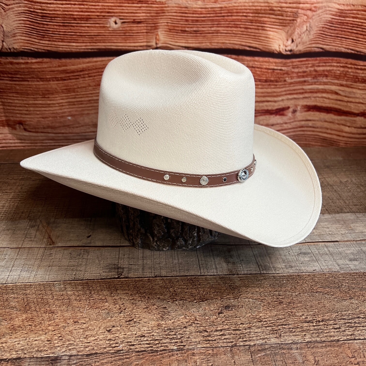 Kid's White Mexican Western Cowboy Straw Hat wide brim Sombrero Vaquero nino
