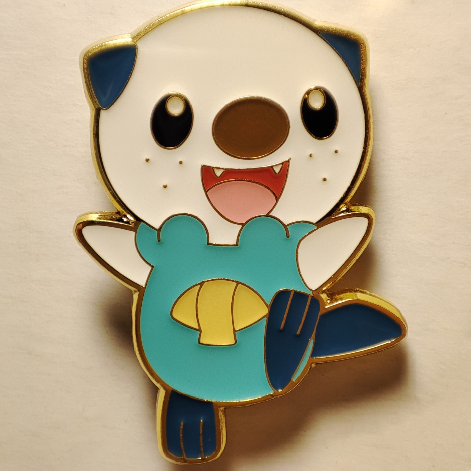 Pokemon TCG Oshawott Enamel Pin Official Nintendo Metal Collectible Lapel Badge