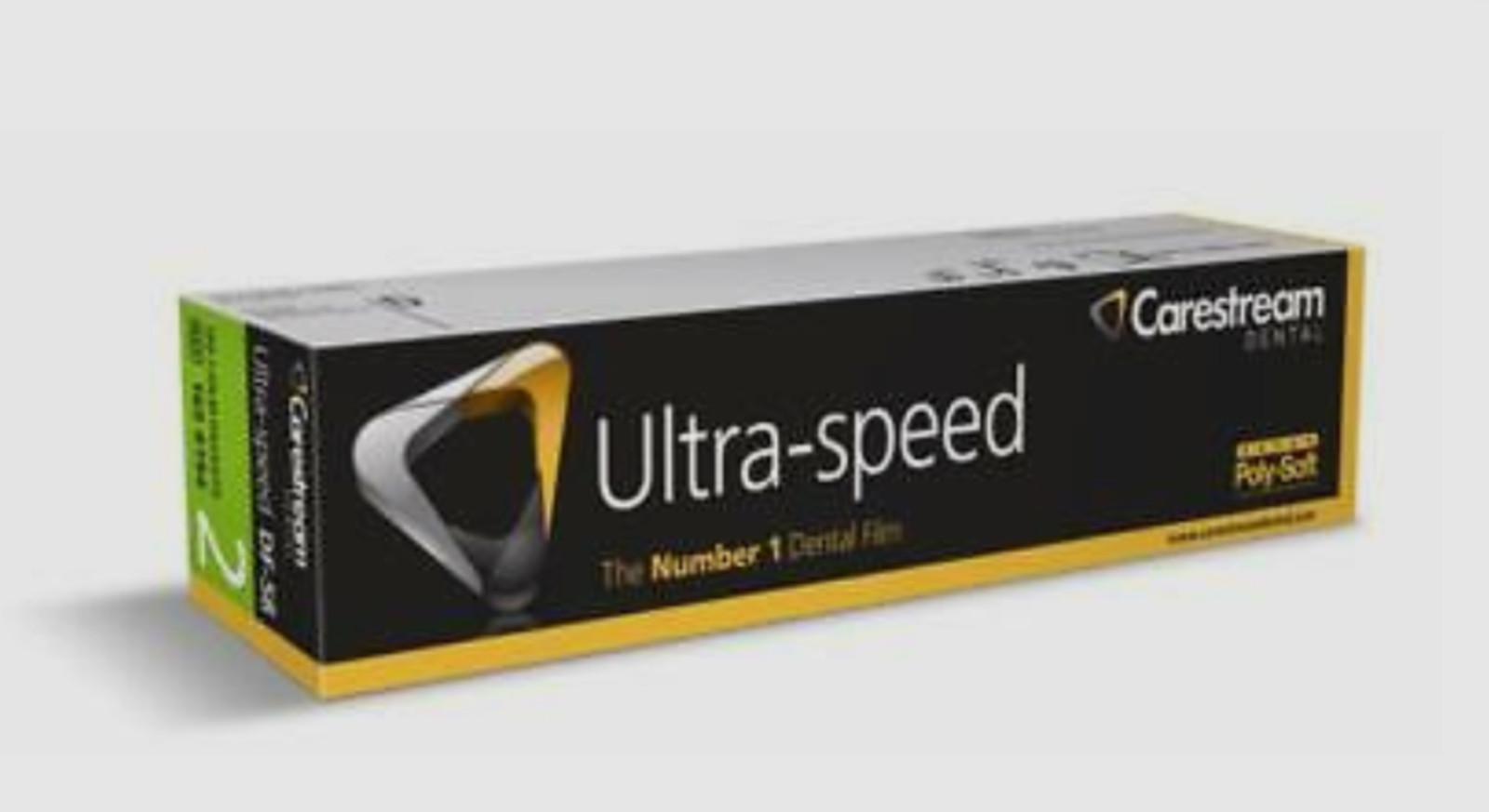 Kodak 8818890 Carestream Ultraspeed DF-58 #2 Poly-Soft Dental X-Ray Film 150/Pk