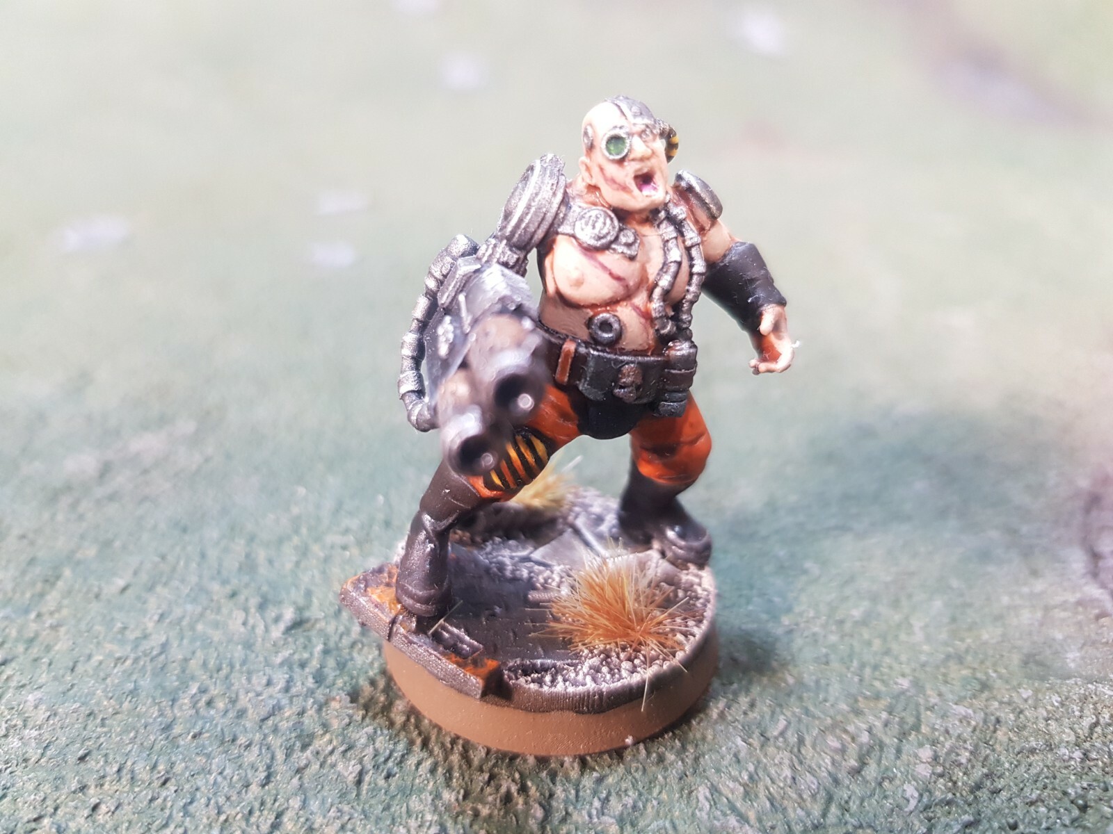 Cyborg With Melta Weapon Fits Servitor
