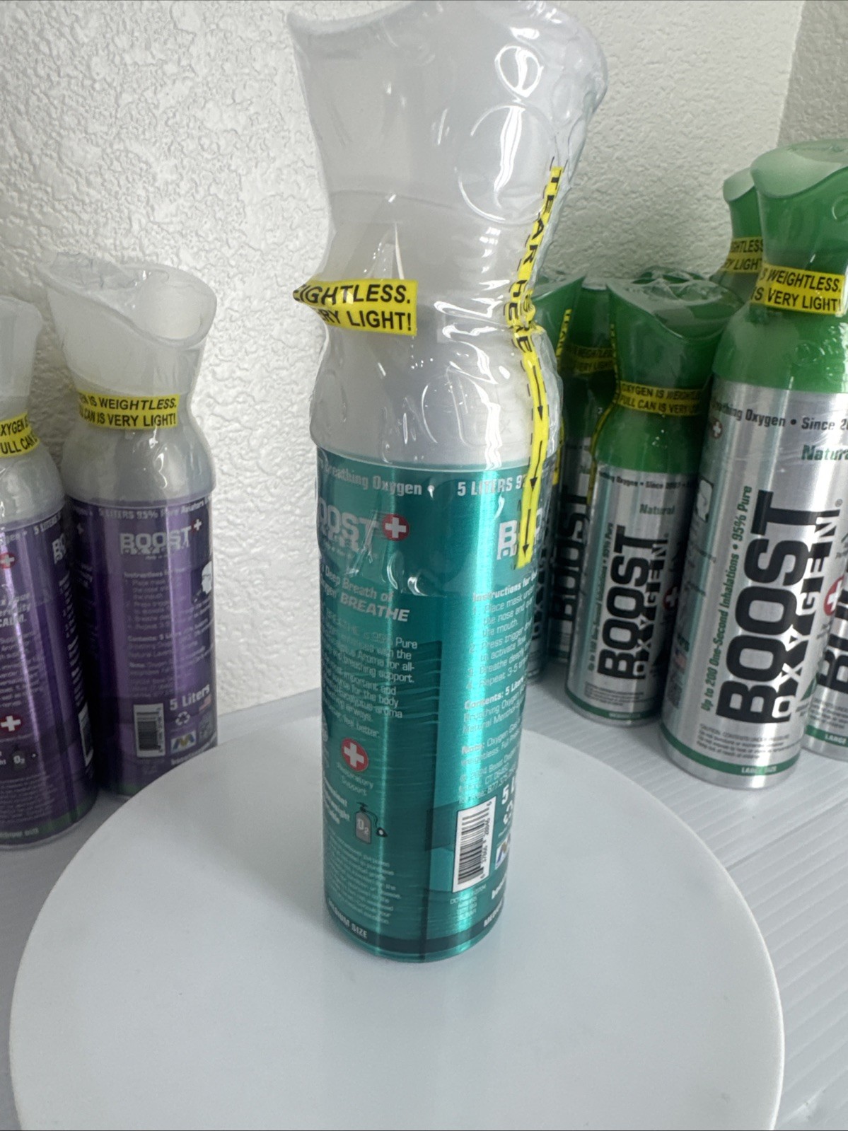 Boost Oxygen Energy Menthol-Eucalyptus 5 Liter Medium Size🎈FREE SHIP🎈Breathe