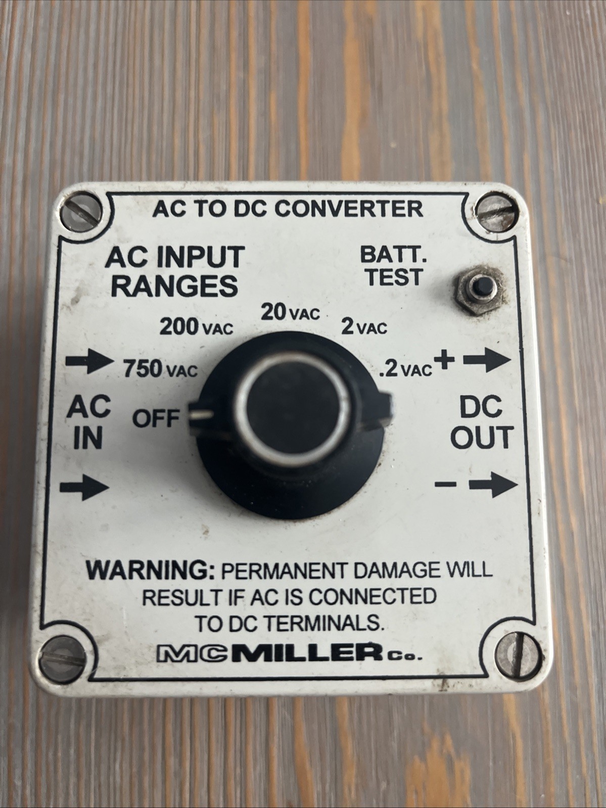 Voltmeters & Accessories, CP Multimeters & Shunts- Selectable Impedance Adapter