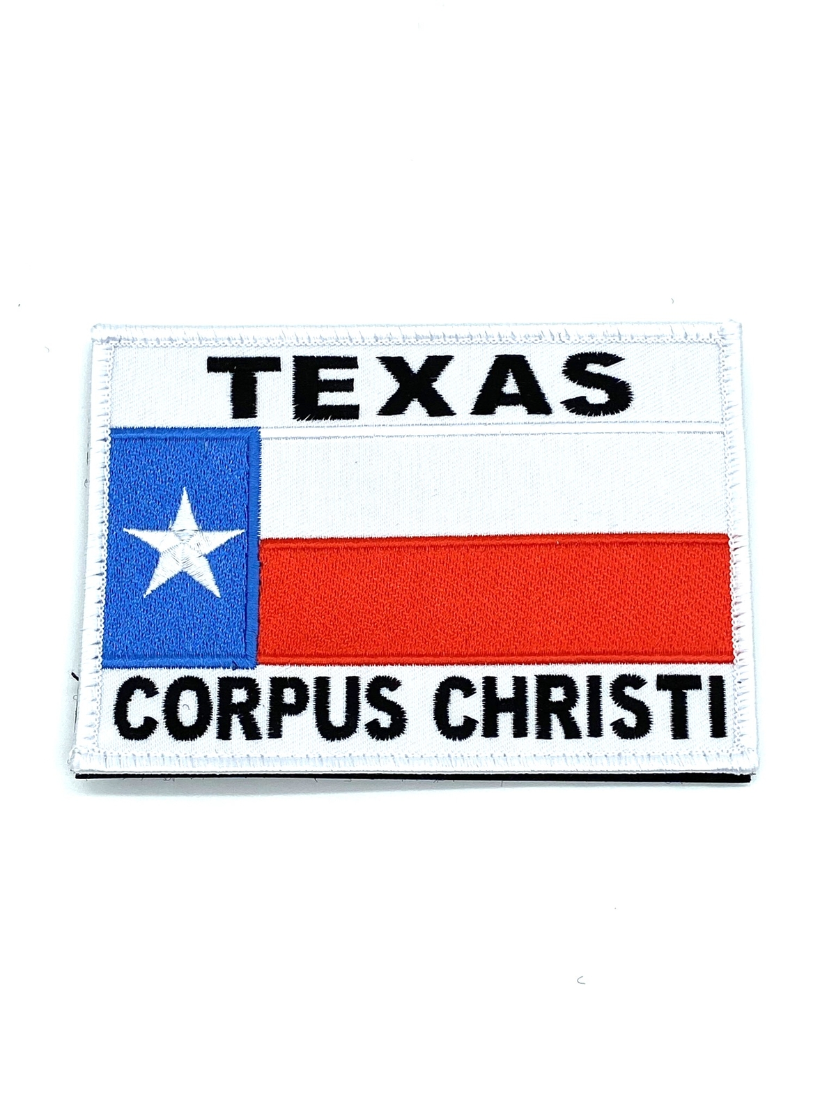 Corpus Christi Texas Patch –Plastic Backing, Sew on, 4.5"x3.5"