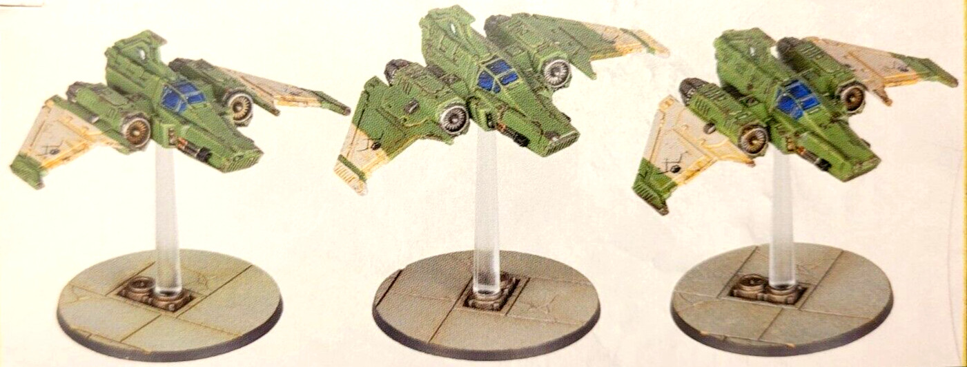 3 Xiphon Interceptor Legions Imperialis Squadron Warhammer Legiones Astartes