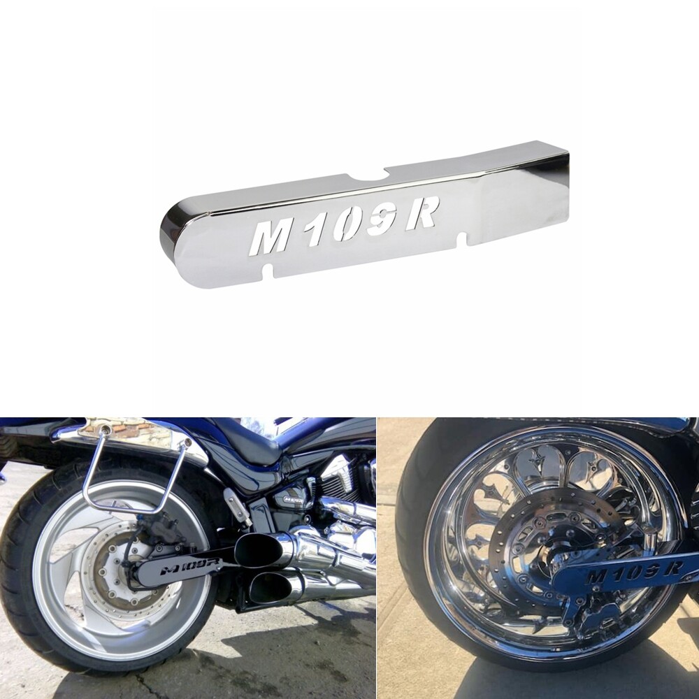 Chrome Steel Motorcycle Swing Arm Covers For Suzuki Boulevard M109R 2006-2013