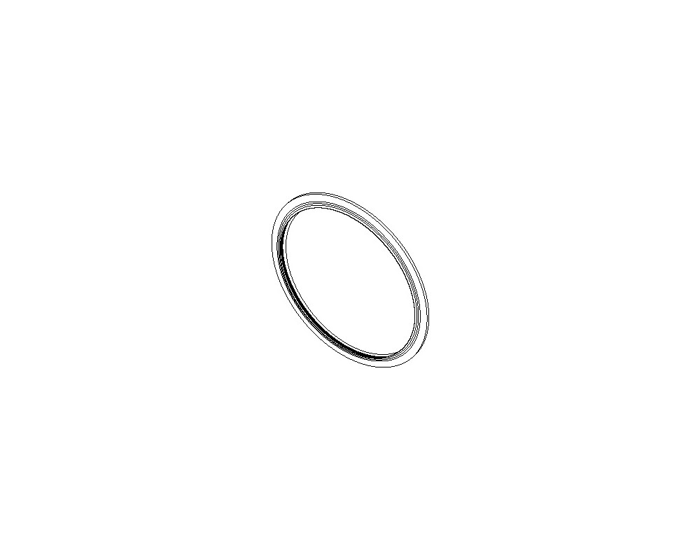 RPI MIG027 Door Gasket 10.75" OD Silicone Rubber Without Retaining Ring