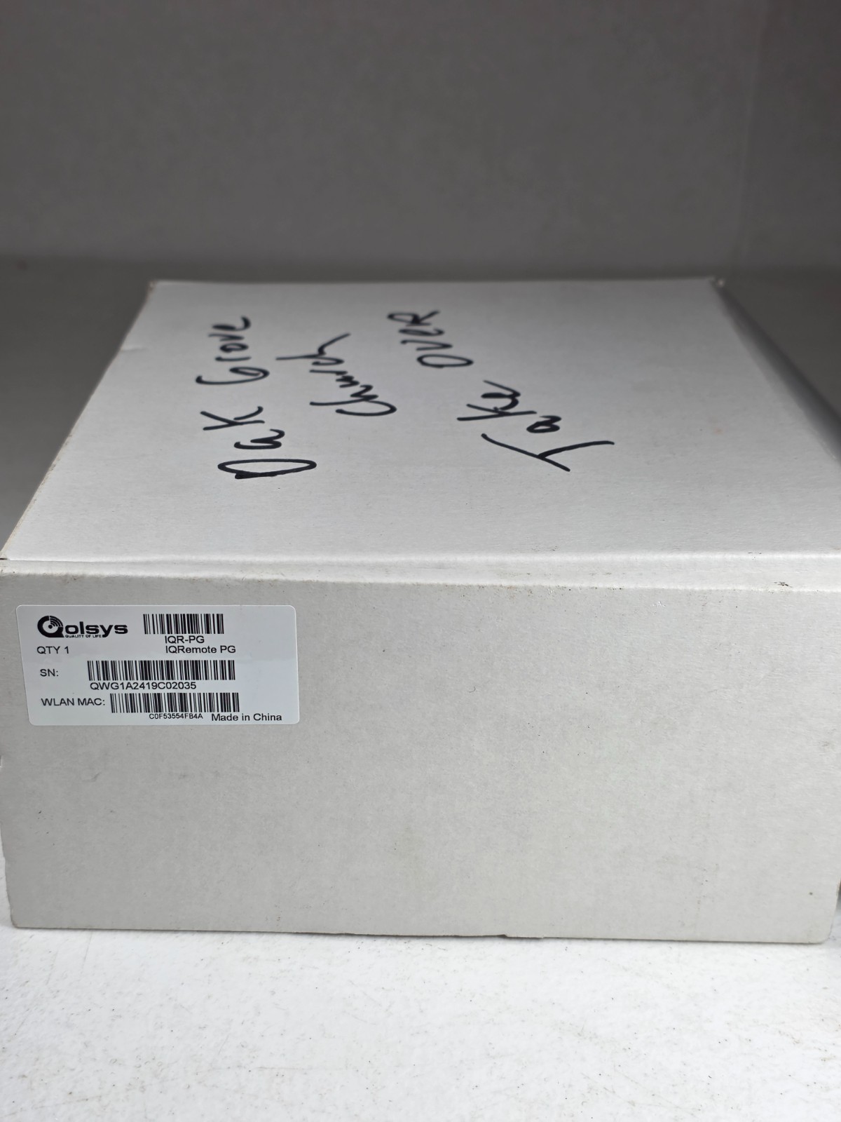 Qolsys IQ Remote PG PowerG Touchscreen Panel QW9104-840 Open Box
