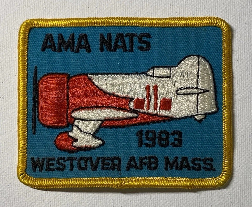 AMA NATS 1985 Westover AFB Massachusetts Airplane Patch Badge