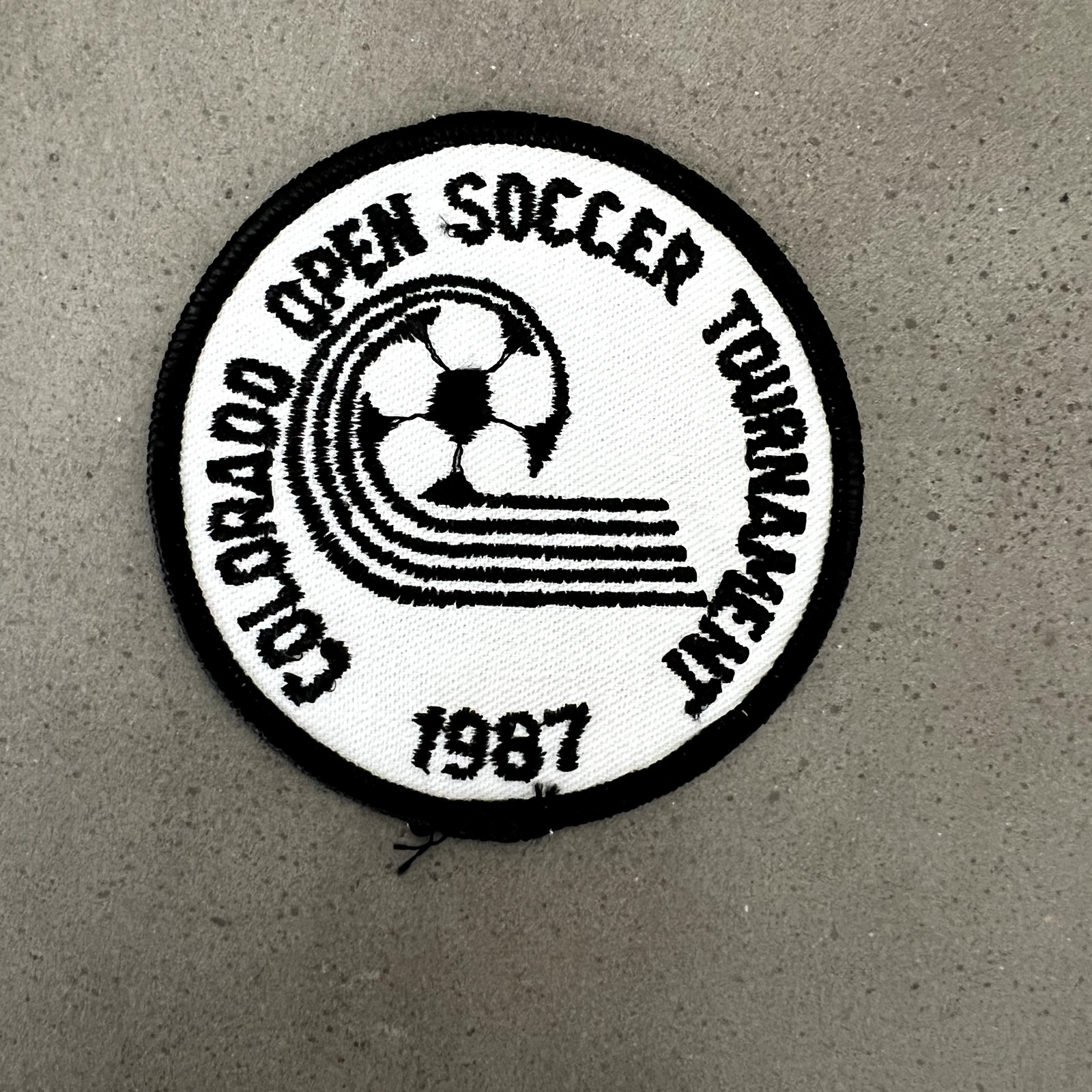 Vintage Colorado Open Soccer Tournament youth patch 1987