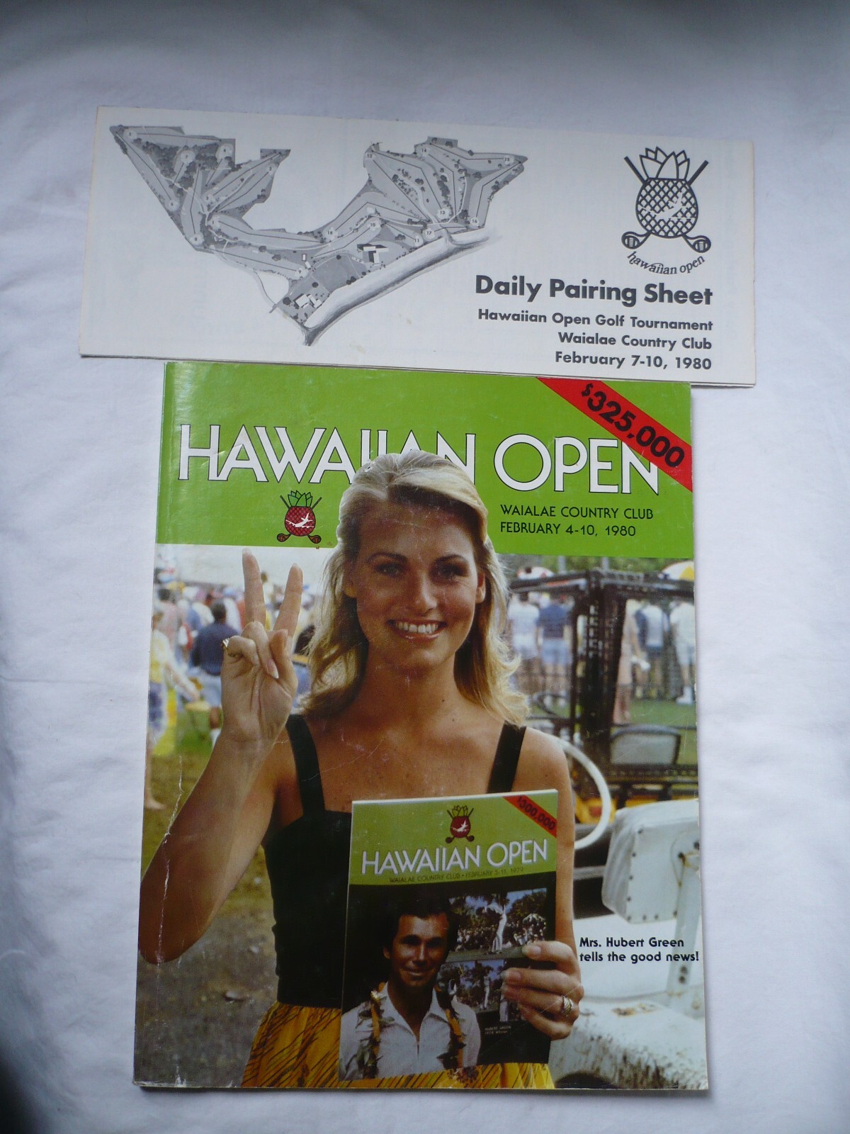 Hawaiian Open 1980 Program and Pairing Sheet, Waialae Country Club, Pro Golf