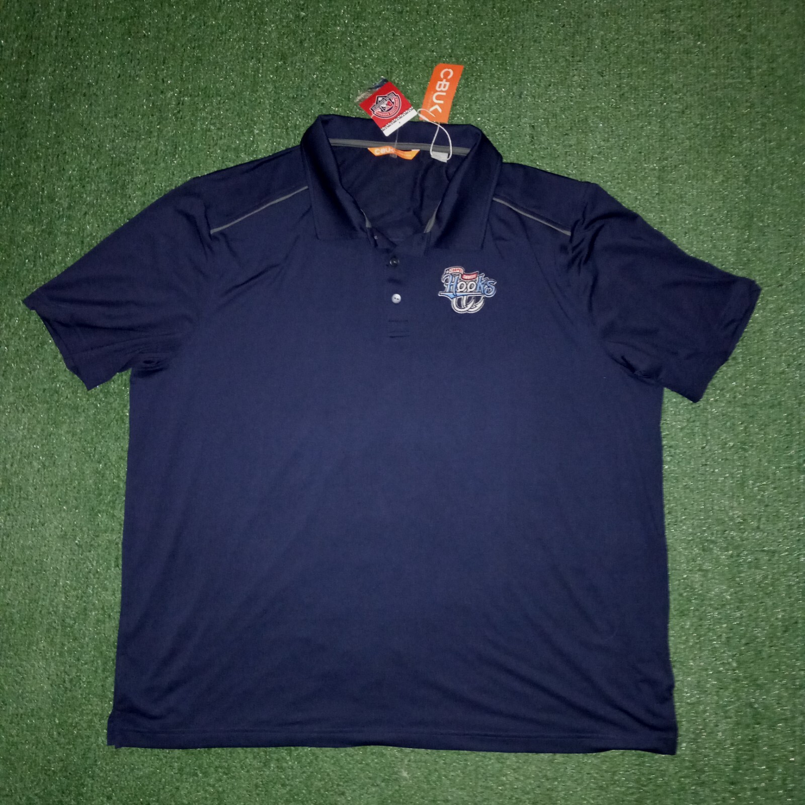 NEW Corpus Christi Hooks Polo Shirt NWT Baseball golf t 2XL Mens XXL