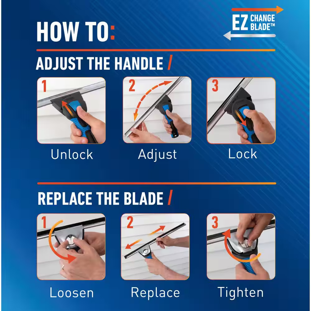 18 In. Swivel Window Squeegee