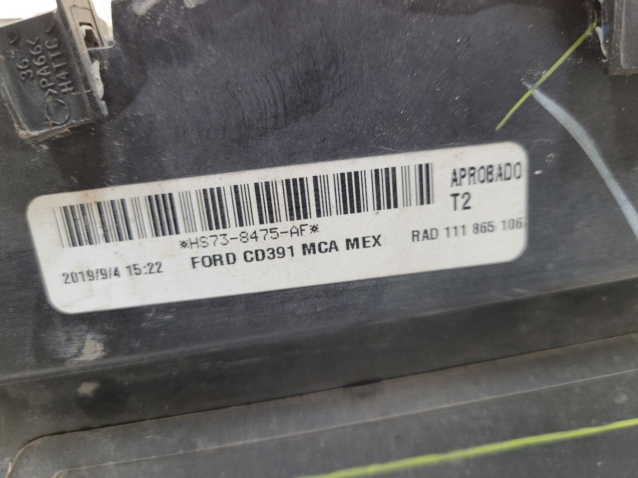 2020 Ford Fusion Air Shutter