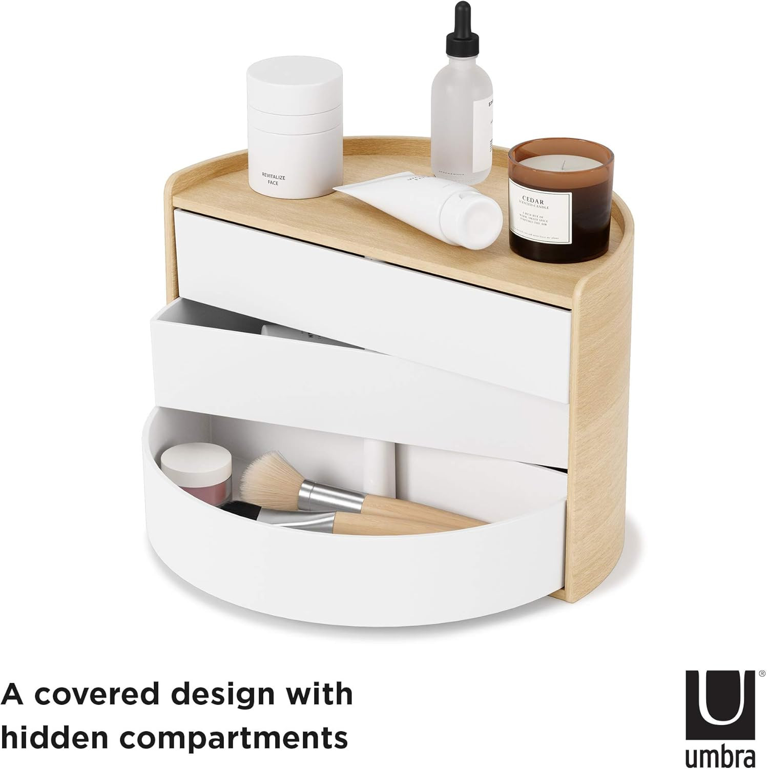 Moona Storage Box White/Natural