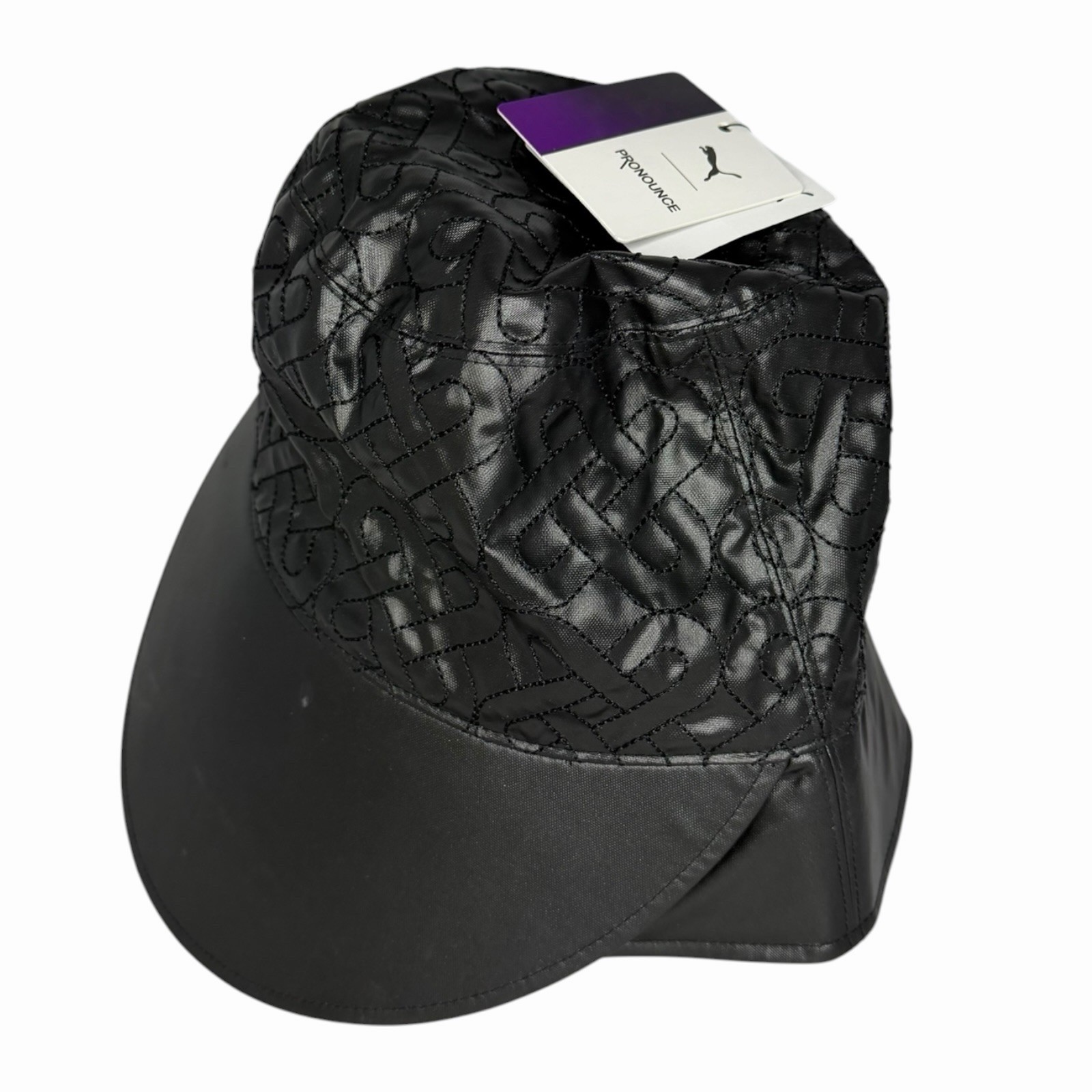 Puma Pronounce X Bucket Hat Black Casual Travel Sz S/M (023834-01) NWT