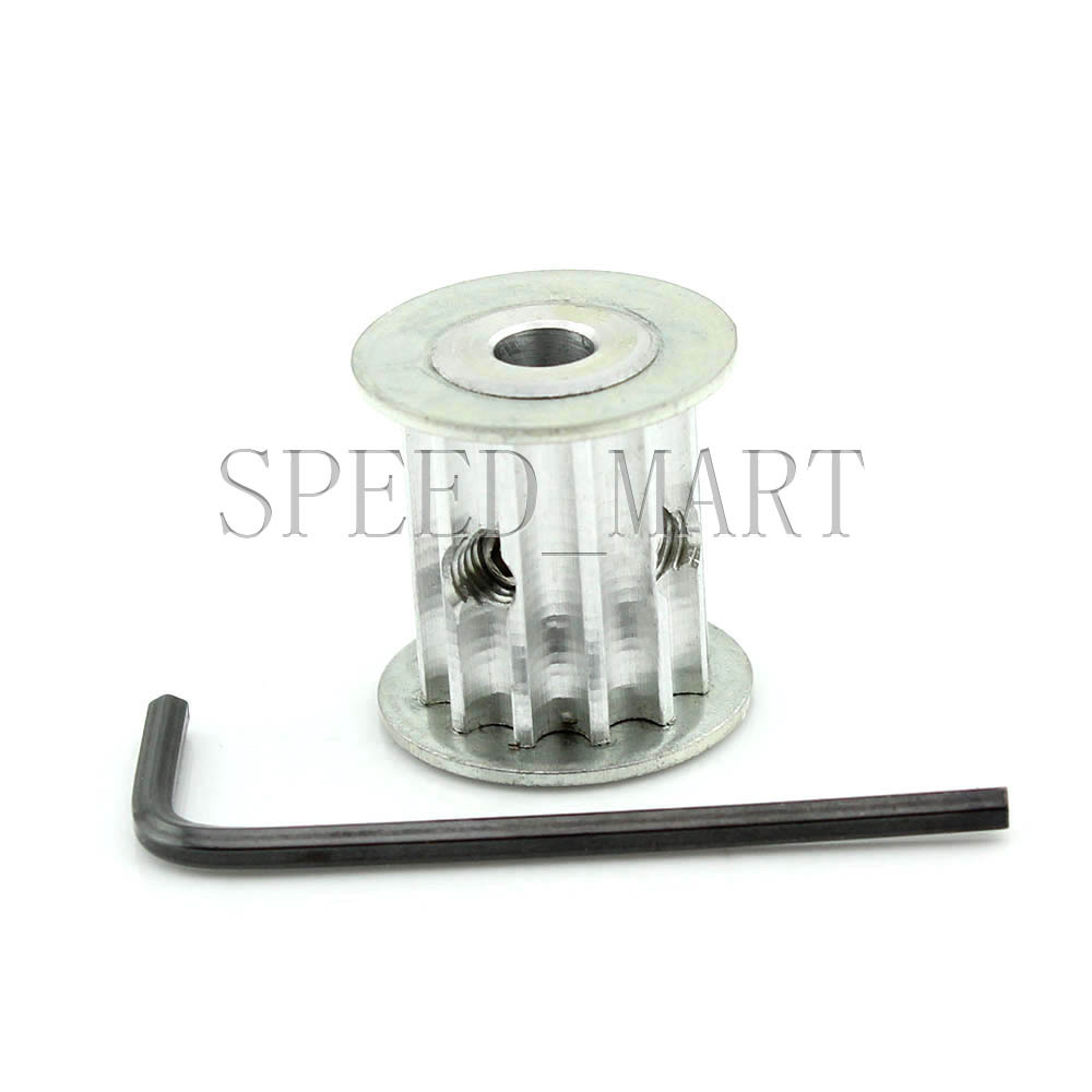 5M HTD5M Timing Belt Pulley 12 Teeth 6mm  Bore 21mm Width Stepper Motor