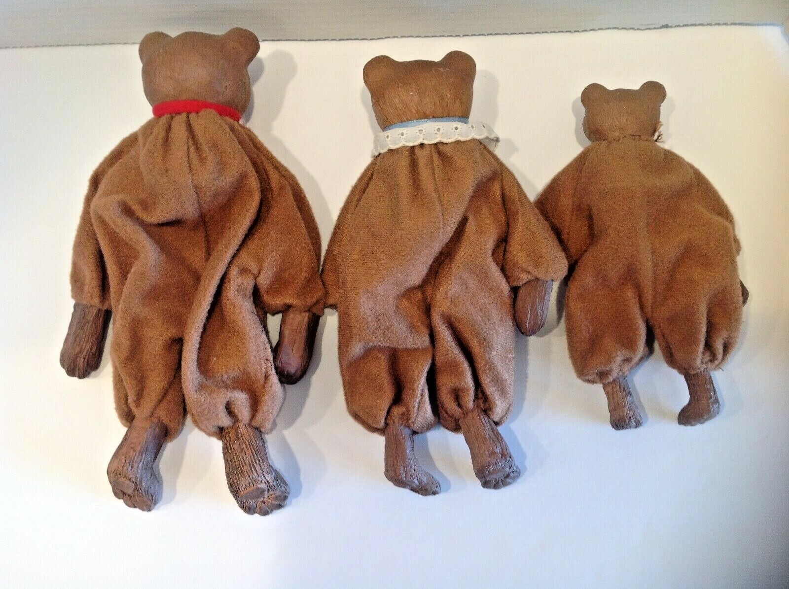 THE THREE BEARS FIGURINES
